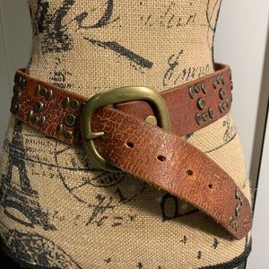 Beautiful Studded Leather Belt